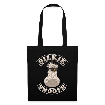 Silkie Smooth Chinese Silk Poulet - Sac en tissu - noir - Devant
