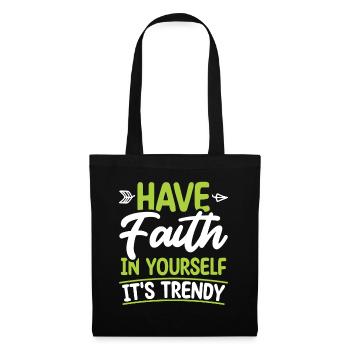 Believe in yourself God worshippers Believe Jesus - Tote Bag - black - Front