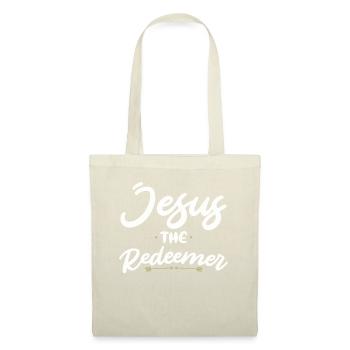Jésus Rédempteur : la foi chrétienne en Dieu - Sac en tissu - nature - Devant