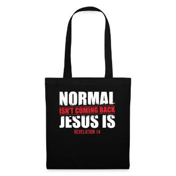 The normal does not come back Revelation - Tote Bag - black - Front