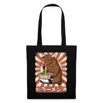 ramen ox noodle soup ramen - Tote Bag - black - Front
