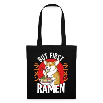 Mais d’abord Ramen - Sac en tissu - noir - Devant