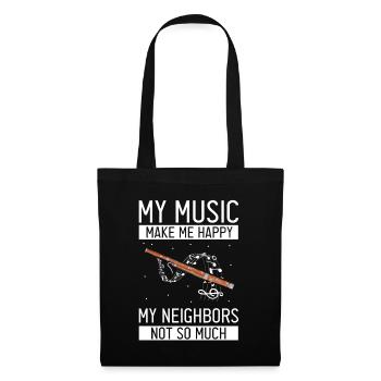 Bassoon Wind Instrument Design for Bassoonist - Tote Bag - black - Front