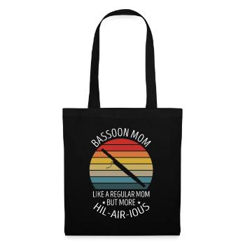 Basson Orchesta design pour bassonistes - Sac en tissu - noir - Devant