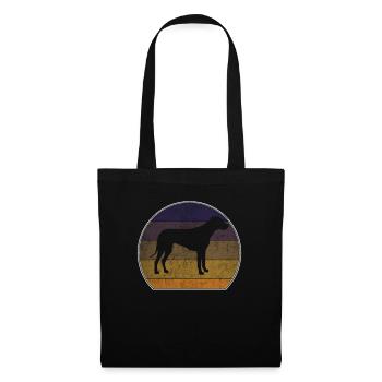 Retro Rhodesian Ridgeback Sunset - Tote Bag - black - Front
