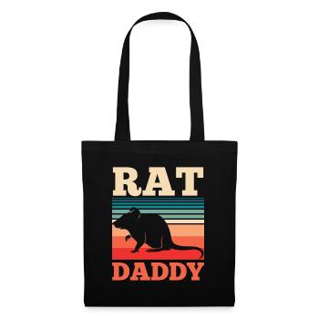 Rat Daddy Rat Daddy Lover Cute Rat Animal - Tote Bag - black - Front