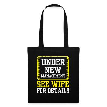 Under new management, see Wife Pension for details - Tote Bag - black - Front