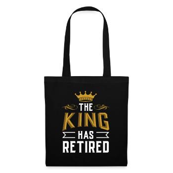 Ce roi grand-père à la retraite - Sac en tissu - noir - Devant