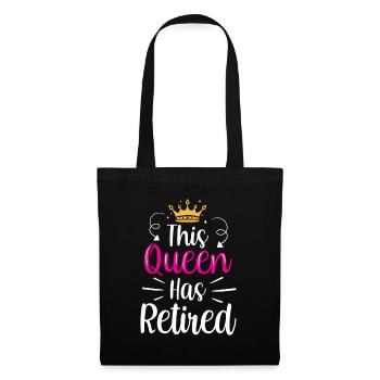 This queen retired grandmother - Tote Bag - black - Front