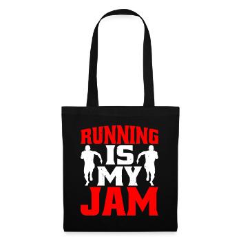 Running Is My Jam 7 - Tote Bag - black - Front