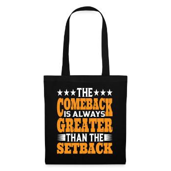 Le retour est toujours plus grand que le revers 13 - Sac en tissu - noir - Devant