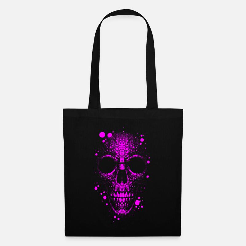 Totenkopf Skull - Stoffbeutel - Schwarz