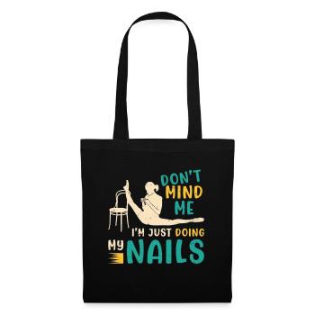 Contorsion Ne me dérange pas, je fais juste des acrobaties - Sac en tissu - noir - Devant