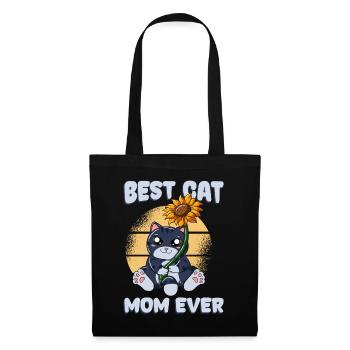 Best Cat Mom Ever - Tote Bag - black - Front