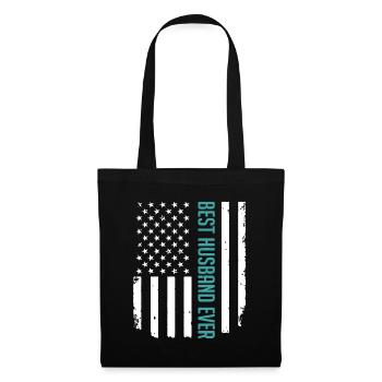 Best Husband Ever American Flag Gifts For Father's - Tote Bag - black - Front