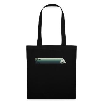 J’en ai assez de faire de la voile Voilier Skipper - Sac en tissu - noir - Devant