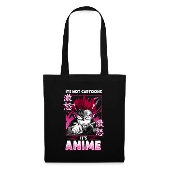 ANIME BOYS ITSNOTCARTOONSITSANIME - Tote Bag - black - Front