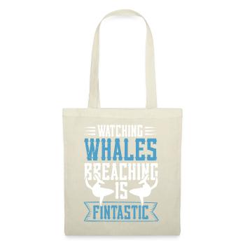 Rorqual bleu pour béluga et mammifères marins - Sac en tissu - nature - Devant