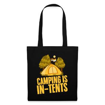 Camping Is In Tents 2 - Tote Bag - black - Front