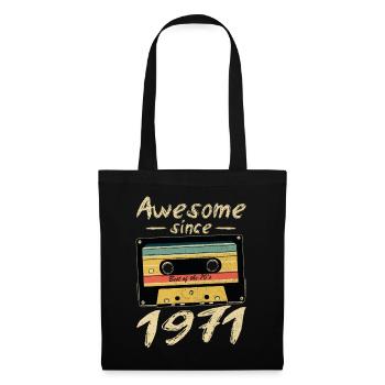 1971 Anniversaire 1971 Né Cadeau d’anniversaire - Sac en tissu - noir - Devant