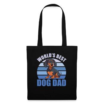 World's Best Dog Daddy Cute Dachshund - Tote Bag - black - Front
