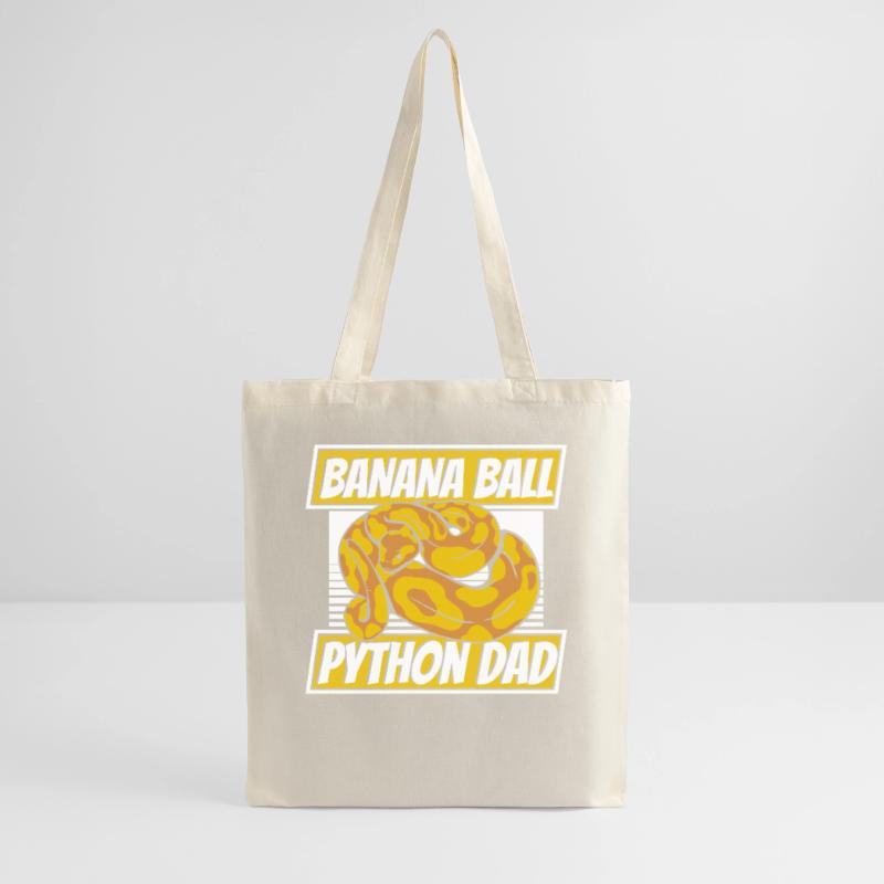 Banana Ball Python Dad Python Snake Banana Tote Bag