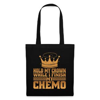 Tenez ma couronne pendant que je termine ma chimio 61 - Sac en tissu - noir - Devant