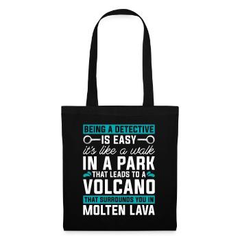 Detective Being A Detective Is Easy Investigation - Tote Bag - black - Front