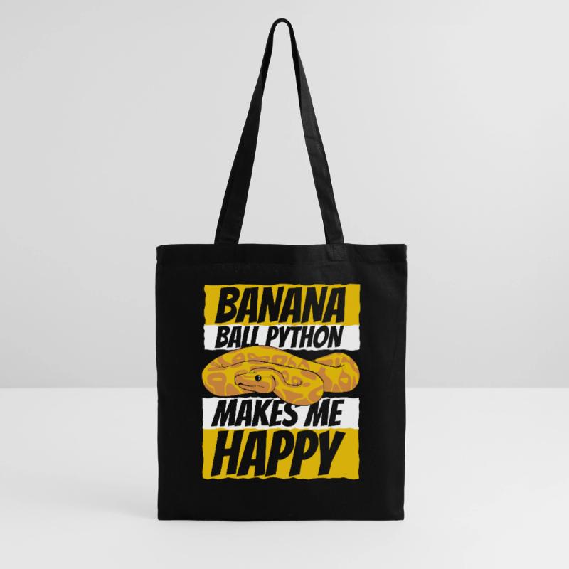 Me rend heureux Serpent Python Boule de banane Python Sac en tissu