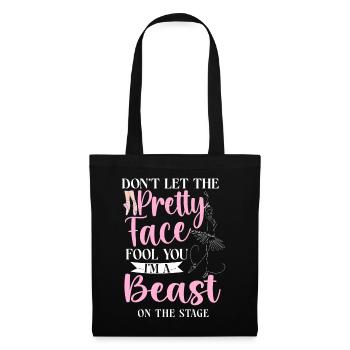 Ballet Danseuse Danse Ballerine - Sac en tissu - noir - Devant