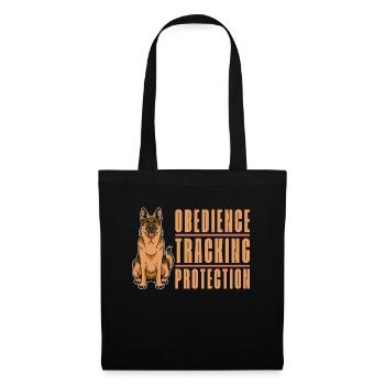 German Shepherd Obedience Tracking Police Dogs - Tote Bag - black - Front