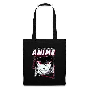 ANIME BOYS3 ITSNOTCARTOONSITSANIME - Tote Bag - black - Front