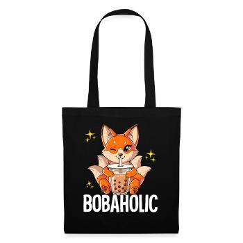 Kit de thé à bulles Boba Thé Bobaholic - Sac en tissu - noir - Devant