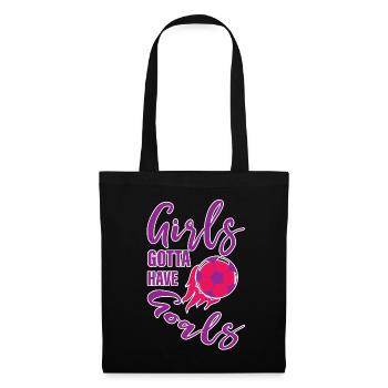 Girls Gotta Have Goals 2 - Stoffbeutel - Schwarz - Vorne