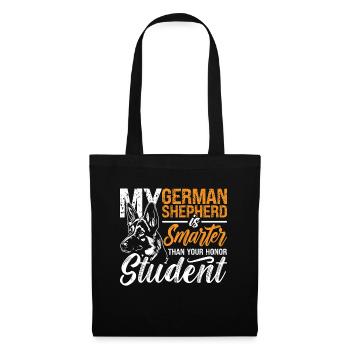My German Shepherd Is Smarter Than Military Dogs - Tote Bag - black - Front