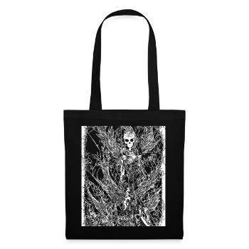 Fairycore Ästhetik Grunge Skelett Fee Goth G - Stoffbeutel - Schwarz - Vorne