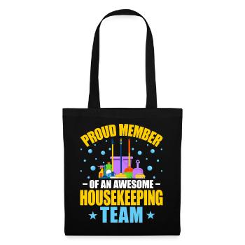 Awesome Housekeeping Team - Tote Bag - black - Front