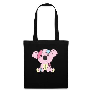 Kawaii Gothic Koala Pastel Gothic Goth - Tote Bag - black - Front