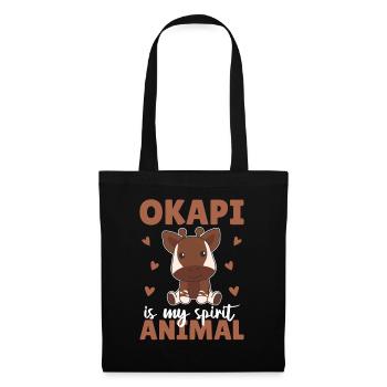 Okapi is my spirit animal - sweet Okapi - Tote Bag - black - Front