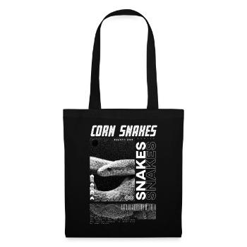 Corn Snake Modern Streetwear Reptile Keeper - Sac en tissu - noir - Devant