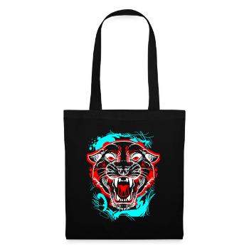 L.Gor Tiger - Stoffbeutel - Schwarz - Vorne