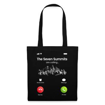 The Seven Summits Are Calling - Tote Bag - black - Front