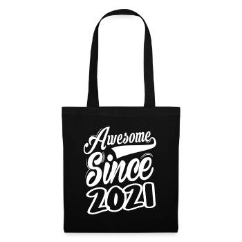 Awesome Since 2021 - Tote Bag - black - Front