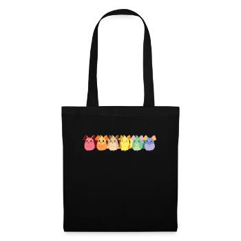 Chinchilla LGBT Rainbow Shorttail Long Tail - Tote Bag - black - Front