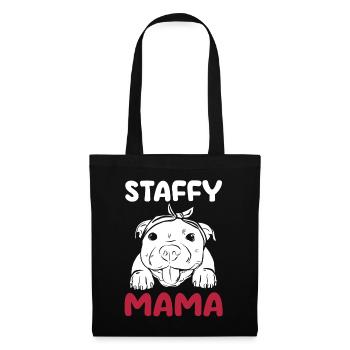 Dog Staffy Mama - Tote Bag - black - Front