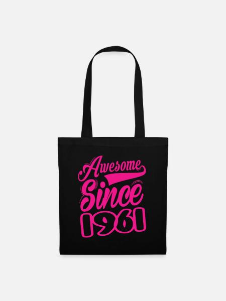 Awesome Since 1961 - Stoffbeutel - Schwarz