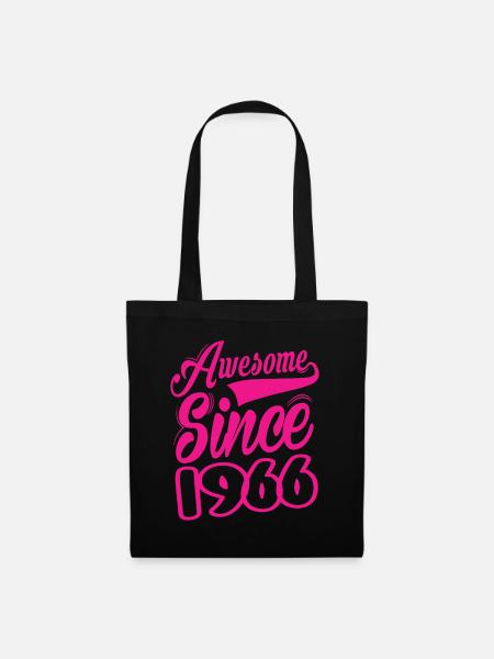 Awesome Since 1966 - Stoffbeutel - Schwarz