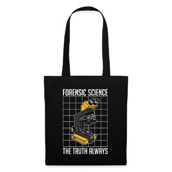 La science médico-légale La vérité toujours enquête - Sac en tissu - noir - Devant