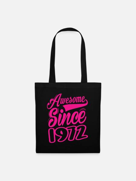 Awesome Since 1972 - Stoffbeutel - Schwarz