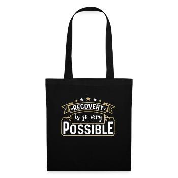 Mental Health Recovery Is So Very Mental Support - Tote Bag - black - Front